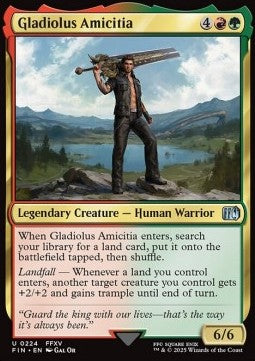 Gladiolus Amicitia⁣ - Magic: The Gathering - FINAL FANTASY⁣ (Uncommon)⁣ [224]