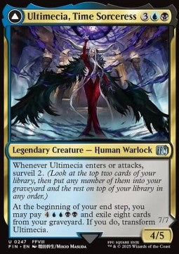 Ultimecia, Time Sorceress // Ultimecia, Omnipotent⁣ - Magic: The Gathering - FINAL FANTASY⁣ (Uncommon)⁣ [247]