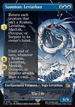 Summon: Leviathan⁣ - Magic: The Gathering - FINAL FANTASY: Extras⁣ (Rare)⁣ [361]