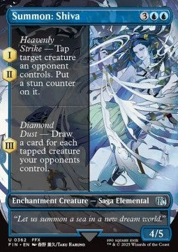 Summon: Shiva⁣ - Magic: The Gathering - FINAL FANTASY: Extras⁣ (Uncommon)⁣ [362]