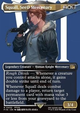 Squall, SeeD Mercenary (V.1)⁣ - Magic: The Gathering - FINAL FANTASY: Extras⁣ (Rare)⁣ [402]