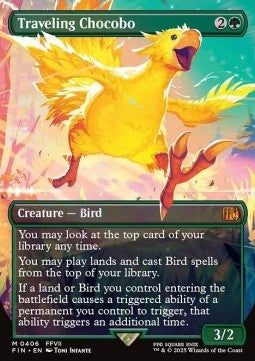 Traveling Chocobo (V.1)⁣ - Magic: The Gathering - FINAL FANTASY: Extras⁣ (Mythic)⁣ [406]
