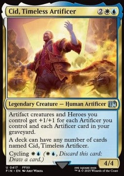 Cid, Timeless Artificer (V.11)⁣ - Magic: The Gathering - FINAL FANTASY: Extras⁣ (Uncommon)⁣ [417]