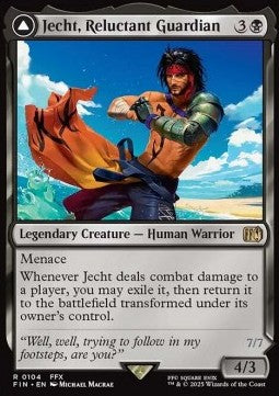 Jecht, Reluctant Guardian // Braska's Final Aeon⁣ - Magic: The Gathering - FINAL FANTASY⁣ (Rare)⁣ [104]