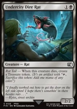 Undercity Dire Rat⁣ - Magic: The Gathering - FINAL FANTASY⁣ (Common)⁣ [123]