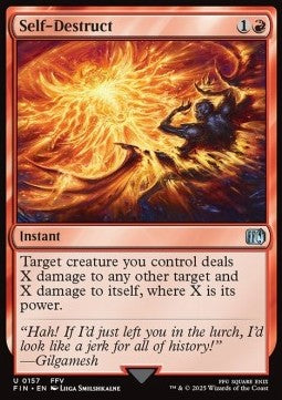 Self-Destruct⁣ - Magic: The Gathering - FINAL FANTASY⁣ (Uncommon)⁣ [157]