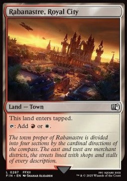 Rabanastre, Royal City⁣ - Magic: The Gathering - FINAL FANTASY⁣ (Land)⁣ [287]