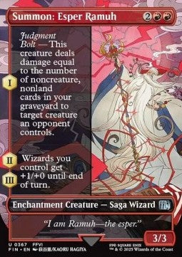 Summon: Esper Ramuh⁣ - Magic: The Gathering - FINAL FANTASY: Extras⁣ (Uncommon)⁣ [367]