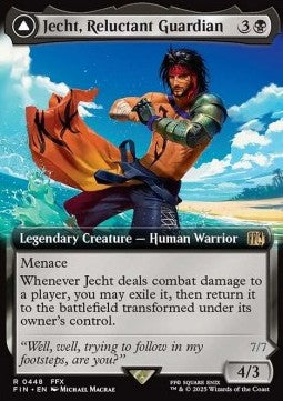 Jecht, Reluctant Guardian // Braska's Final Aeon (V.2)⁣ - Magic: The Gathering - FINAL FANTASY: Extras⁣ (Rare)⁣ [448]