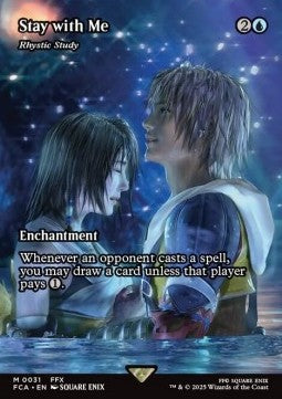 Rhystic Study⁣ - Magic: The Gathering - FINAL FANTASY Through the Ages⁣ (Mythic)⁣ [31]