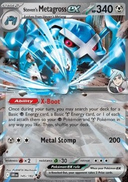 Steven's Metagross ex⁣ - Destined Rivals⁣ (Double Rare)⁣ [145]