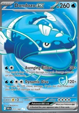 Dondozo ex⁣ - Destined Rivals⁣ (Ultra Rare)⁣ [211]