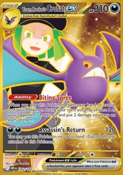 Team Rocket's Crobat ex⁣ - Destined Rivals⁣ (Secret Rare)⁣ [242]