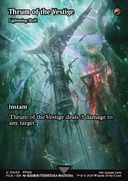 Lightning Bolt⁣ - Magic: The Gathering - FINAL FANTASY Through the Ages⁣ (Uncommon)⁣ [40]