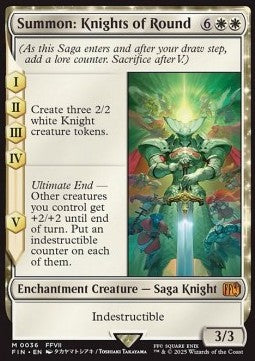 Summon: Knights of Round⁣ - Magic: The Gathering - FINAL FANTASY⁣ (Mythic)⁣ [36]