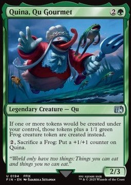 Quina, Qu Gourmet⁣ - Magic: The Gathering - FINAL FANTASY⁣ (Uncommon)⁣ [194]