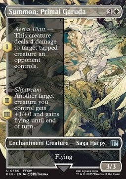 Summon: Primal Garuda⁣ - Magic: The Gathering - FINAL FANTASY: Extras⁣ (Uncommon)⁣ [360]