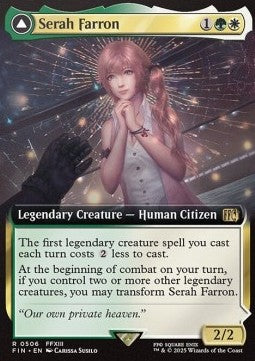 Serah Farron // Crystallized Serah⁣ - Magic: The Gathering - FINAL FANTASY: Extras⁣ (Rare)⁣ [506]