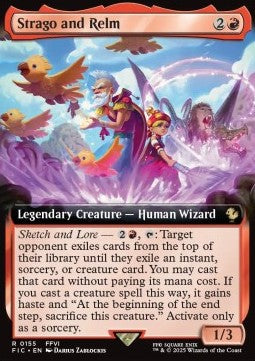 Strago and Relm⁣ - Commander: Magic: The Gathering - FINAL FANTASY: Extras⁣ (Rare)⁣ [155]