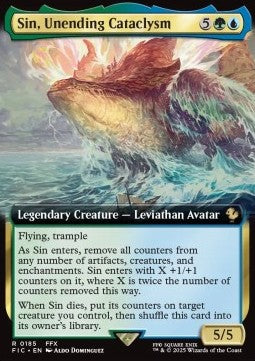Sin, Unending Cataclysm⁣ - Commander: Magic: The Gathering - FINAL FANTASY: Extras⁣ (Rare)⁣ [185]