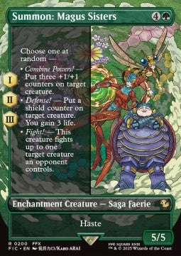 Summon: Magus Sisters⁣ - Commander: Magic: The Gathering - FINAL FANTASY: Extras⁣ (Rare)⁣ [200]