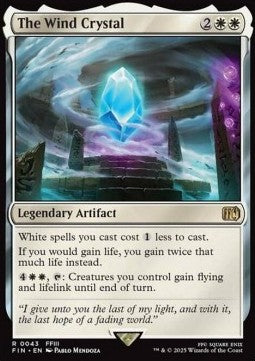 The Wind Crystal⁣ - Magic: The Gathering - FINAL FANTASY⁣ (Rare)⁣ [43]