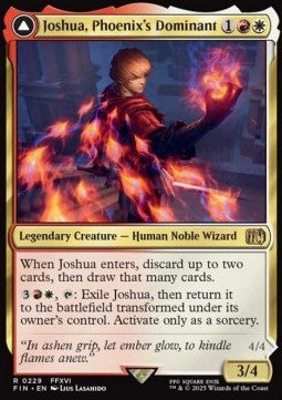 Joshua, Phoenix's Dominant // Phoenix, Warden of Fire⁣ - Magic: The Gathering - FINAL FANTASY⁣ (Rare)⁣ [229]