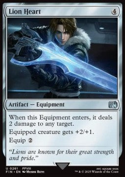 Lion Heart⁣ - Magic: The Gathering - FINAL FANTASY⁣ (Uncommon)⁣ [261]