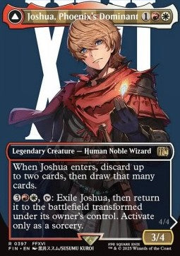 Joshua, Phoenix's Dominant // Phoenix, Warden of Fire (V.1)⁣ - Magic: The Gathering - FINAL FANTASY: Extras⁣ (Rare)⁣ [397]