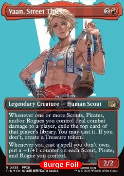 Vaan, Street Thief (V.3)⁣ - Magic: The Gathering - FINAL FANTASY: Extras⁣ (Rare)⁣ [535]