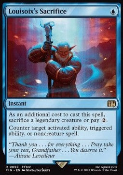 Louisoix's Sacrifice⁣ - Magic: The Gathering - FINAL FANTASY⁣ (Rare)⁣ [59]