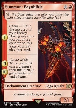 Summon: Brynhildr⁣ - Magic: The Gathering - FINAL FANTASY⁣ (Rare)⁣ [160]