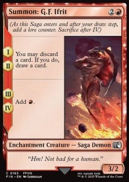 Summon: G.F. Ifrit⁣ - Magic: The Gathering - FINAL FANTASY⁣ (Common)⁣ [163]