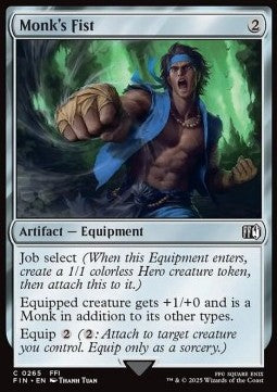 Monk's Fist⁣ - Magic: The Gathering - FINAL FANTASY⁣ (Common)⁣ [265]