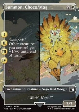 Summon: Choco/Mog⁣ - Magic: The Gathering - FINAL FANTASY: Extras⁣ (Common)⁣ [358]