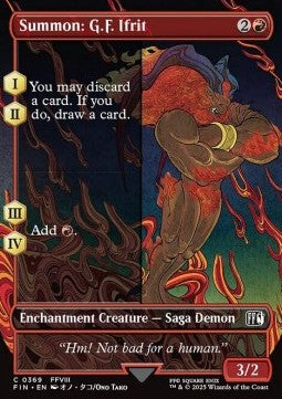 Summon: G.F. Ifrit⁣ - Magic: The Gathering - FINAL FANTASY: Extras⁣ (Common)⁣ [369]