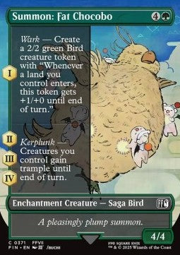 Summon: Fat Chocobo⁣ - Magic: The Gathering - FINAL FANTASY: Extras⁣ (Common)⁣ [371]
