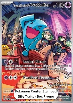 Team Rocket's Wobbuffet⁣ - SV Black Star Promos⁣ (Promo)⁣ [203]