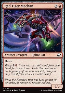 Red Tiger Mechan⁣ - Edge of Eternities⁣ (Common)⁣ [154]