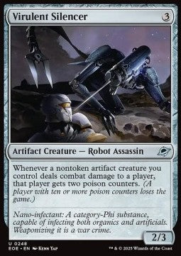 Virulent Silencer⁣ - Edge of Eternities⁣ (Uncommon)⁣ [248]