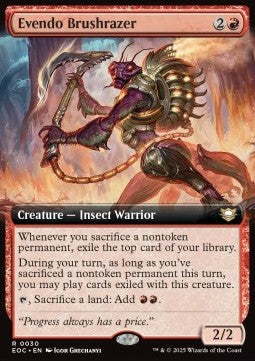 Evendo Brushrazer⁣ - Commander: Edge of Eternities: Extras⁣ (Rare)⁣ [30]