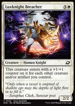 Luxknight Breacher⁣ - Edge of Eternities⁣ (Common)⁣ [26]