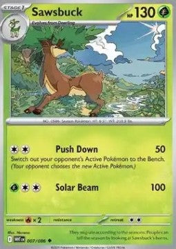 Sawsbuck⁣ - White Flare⁣ (Uncommon)⁣ [007]