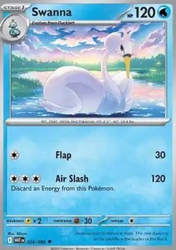 Swanna⁣ - White Flare⁣ (Uncommon)⁣ [026]
