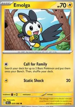 Emolga⁣ - Black Bolt⁣ (Common)⁣ [029]