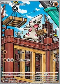 Timburr⁣ - Black Bolt⁣ (Illustration Rare)⁣ [125]