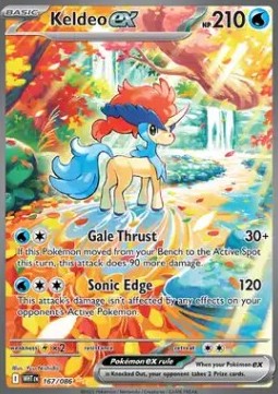 Keldeo ex⁣ - White Flare⁣ (Special Illustration Rare)⁣ [167]