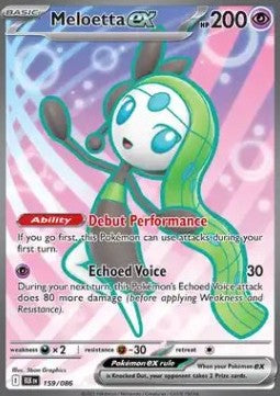 Meloetta ex⁣ - Black Bolt⁣ (Ultra Rare)⁣ [159]