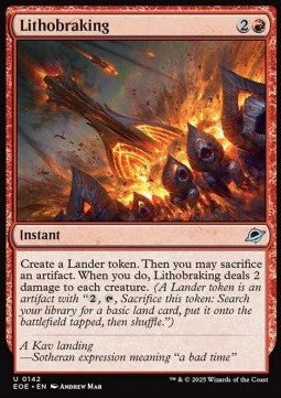 Lithobraking⁣ - Edge of Eternities⁣ (Uncommon)⁣ [142]
