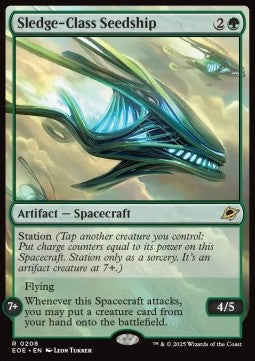 Sledge-Class Seedship⁣ - Edge of Eternities⁣ (Rare)⁣ [208]